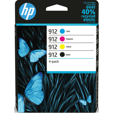 HP 912 (6ZC74AE) (BKCMY) eredeti 4db-os tintapatron csomag