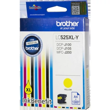Brother LC525XL Y eredeti tintapatron
