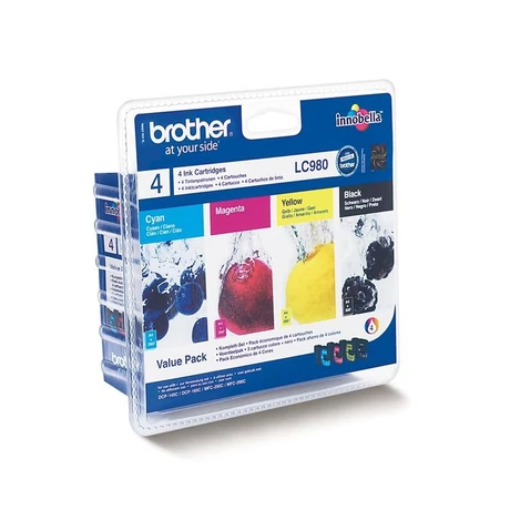 Brother LC980BKCMY eredeti tintapatron csomag