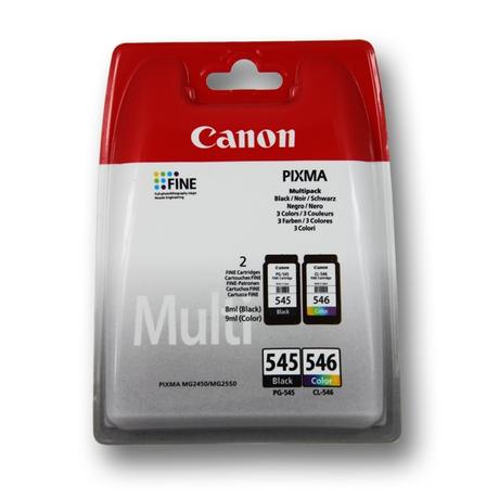 Canon PG-545/CL-546 (8ml BK+9ml CMY) eredeti 2db-os tintapatron csomag 