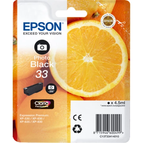 Epson T3341 eredeti tintapatron