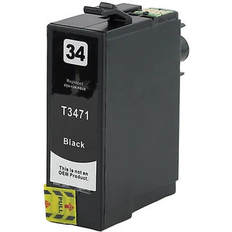 Epson T3471 (BK) kompatibilis tintapatron /Ezprint/