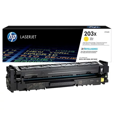 HP 203X (CF542X) (Y) [2,5k] eredeti toner