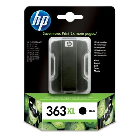 HP 363XLBK (C8719E) eredeti tintapatron