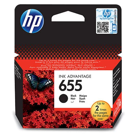 HP 655BK (CZ109AE) eredeti tintapatron