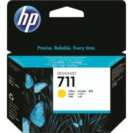 HP 711Y (CZ132A) eredeti tintapatron