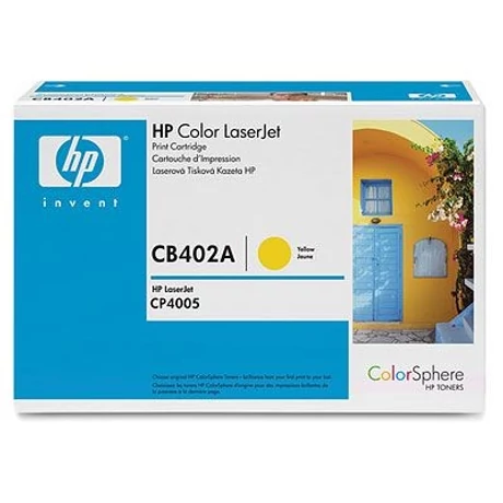 HP CB402A (Y) eredeti toner