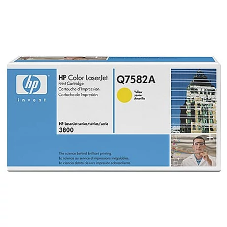 HP Q7582A (Y) eredeti toner