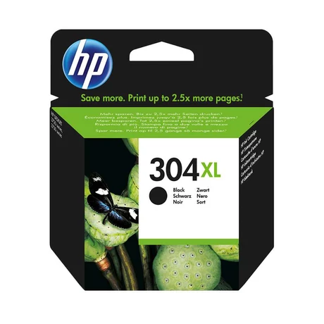 HP 304XL (BK) (N9K08AE) eredeti tintapatron