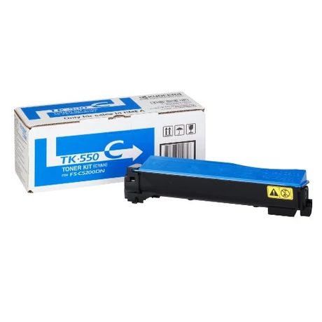 Kyocera TK-550C [6k] eredeti toner