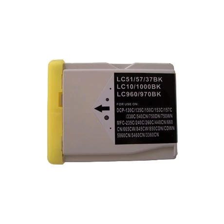 Brother LC970/LC1000BK (30 ml) kompatibilis tintapatron /Lepkés CN/