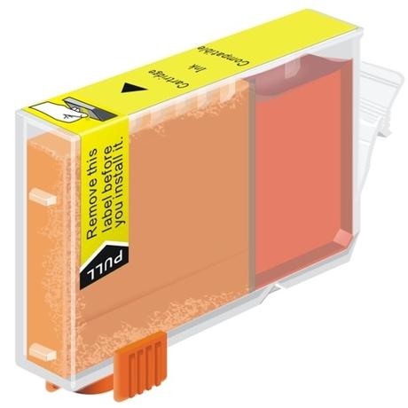 Canon CLI-526Y (10.5 ml) kompatibilis (CHIP-es) tintapatron /Lepkés CN