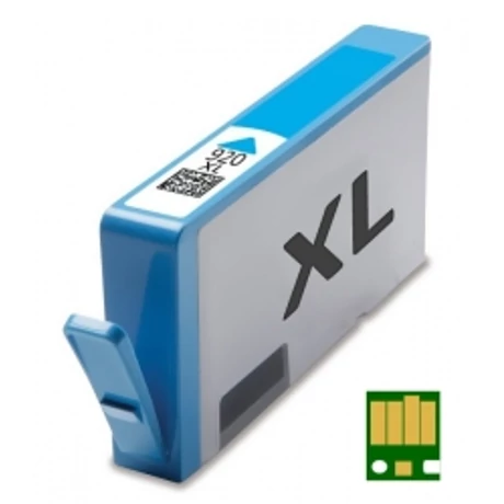 HP 920XL (CD972A) (C) (14 ml) kompatibilis (CHIP-es) tintapatron /Lepkés CN/