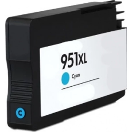 HP 951XL (CN046AE) (C) (27 ml) (CHIP-es) kompatibilis tintapatron /Lepkés CN/