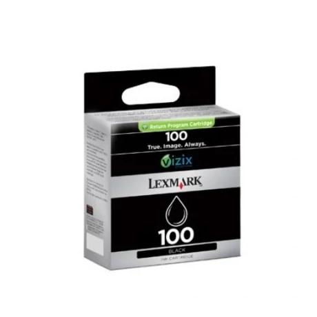 Lexmark 100 (BK) (14N0820E) eredeti tintapatron