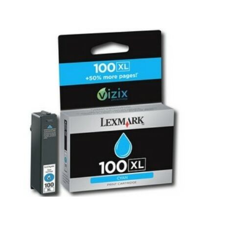 Lexmark 100 XL (C) (14N1069) eredeti tintapatron