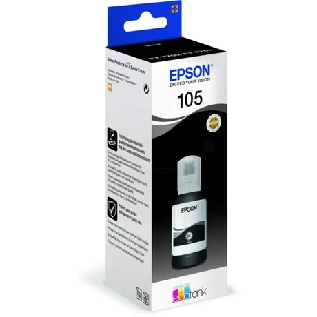 Epson 105 (T00Q140) (BK) [140ml] eredeti utántöltő tinta