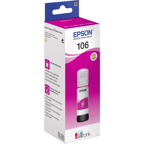 Epson 106 (T00R340) (M) eredeti utántöltő tinta