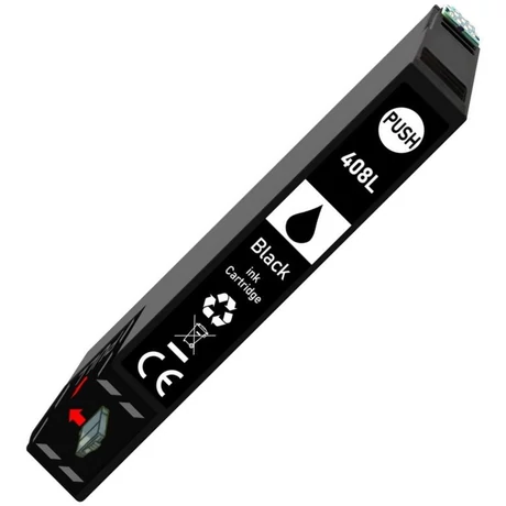 Epson 408L (T09K1) fekete (45ml) kompatibilis tintapatron 