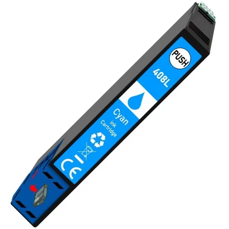 Utángyártott Epson 408XL (T09K2) C (24ml)  tintapatron