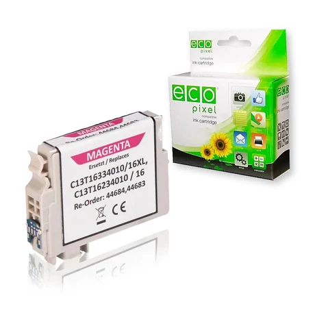 Epson 16XL (T1633) (M) kompatibilis tintapatron /Ecopixel/