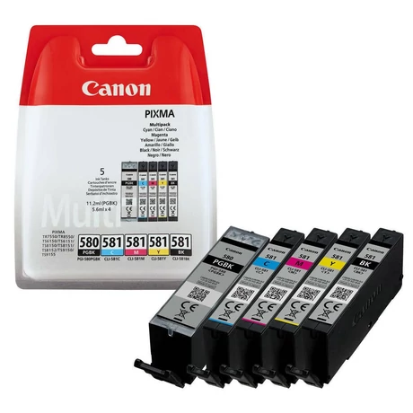 Canon PGI-580/CLI-581 eredeti 5db-os tintapatron csomag