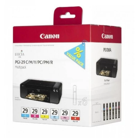 Canon PGI-29 (C/M/Y/PC/PM/R) eredeti tintapatron multipack