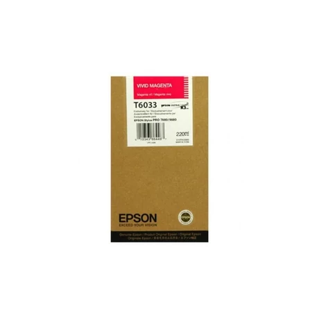 Epson T6033 (C13T603300) M (220ml) Eredeti tintapatron