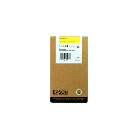Epson T6034 (C13T603400) Y (220ml) Eredeti tintapatron