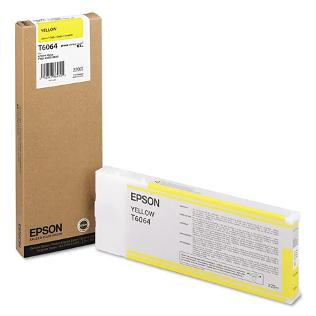 Epson T6064 (C13T606400) Y (220ml) Eredeti tintapatron