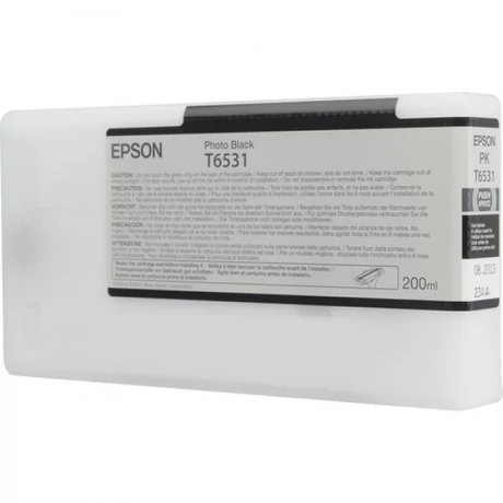 Epson T6531 (C13T653100) PBK (200ml) Eredeti tintapatron