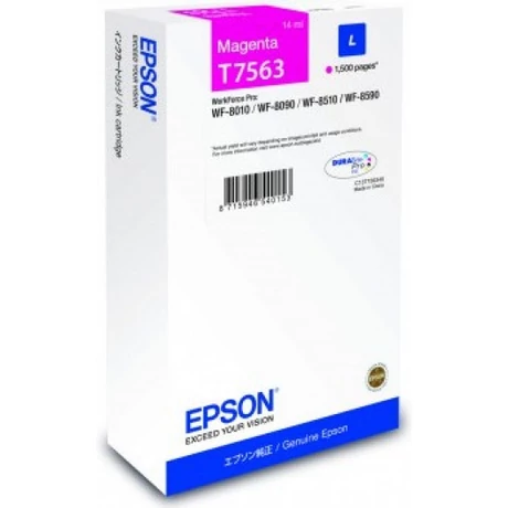 Epson T7563 (C13T756340) M (1,5K) Eredeti tintapatron