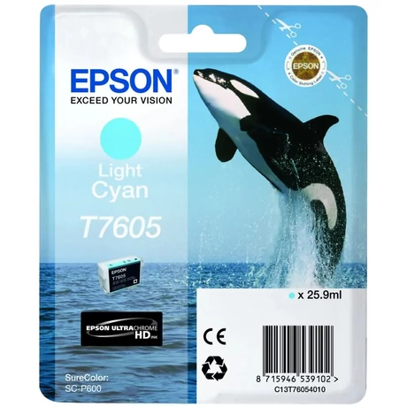 Epson T7605 (C13T76054010) LC (25,9ml) Eredeti tintapatron