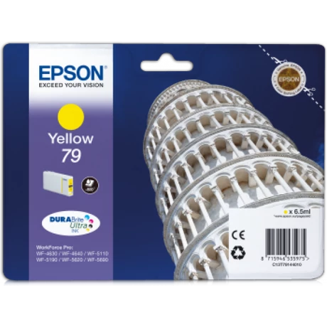 Epson 79 (T7914) (C13T79144010) Y (6,5ml) Eredeti tintapatron