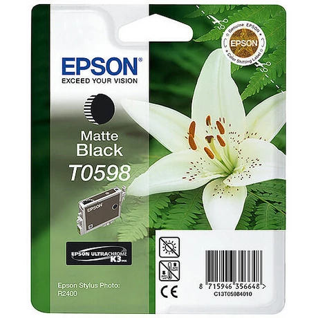Epson T0598 (C13T05984010) MBK (13ml) Eredeti tintapatron