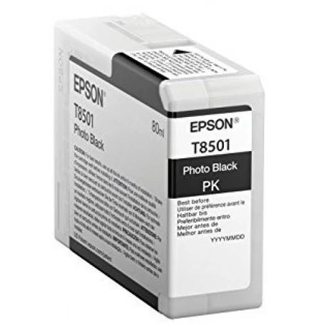 Epson T8501 (C13T850100) PBK (80ml) Eredeti tintapatron