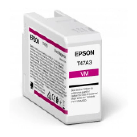 Epson T47A3 Eredeti tintapatron Vivid (Világos) Magenta 50 ml 