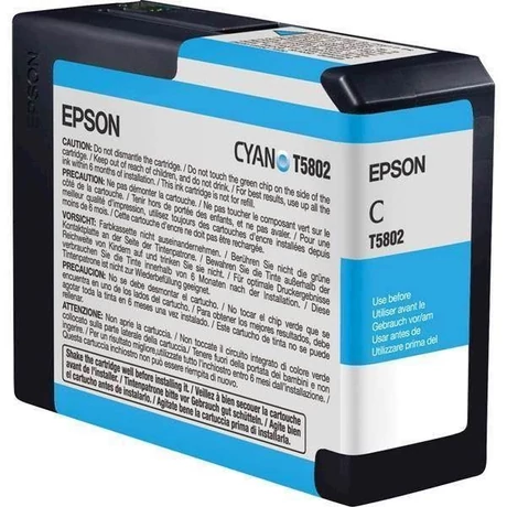 Epson T5802 (C13T580200) C (80ml) Eredeti tintapatron
