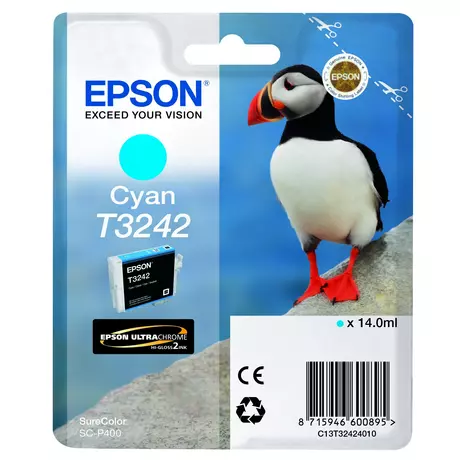 Epson T3242 (C13T32424010) C (14ml) Eredeti tintapatron