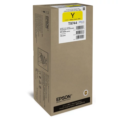 Epson T9744 (Y) [84k] eredeti tintapatron