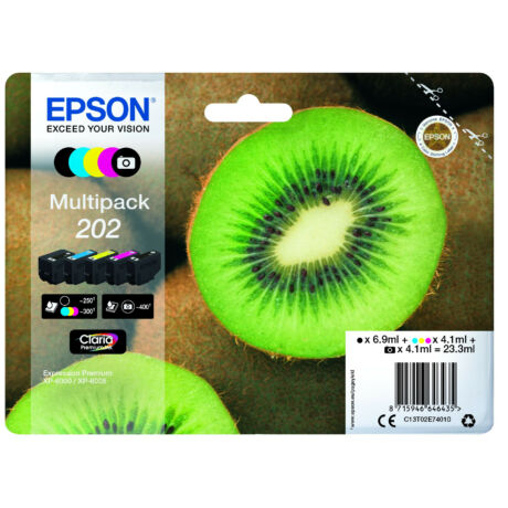 Epson 202XL (T02G1) (Bk) eredeti tintapatron