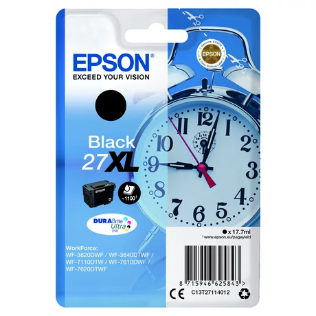 Epson 27XL (T2711) (BK) eredeti tintapatron