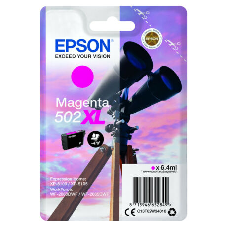 Epson 502XL (T02W3) (M) eredeti tintapatron