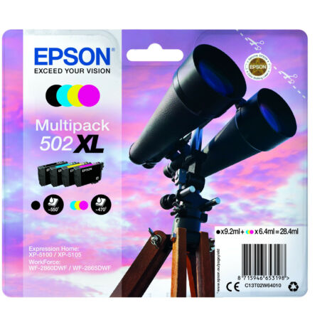 Epson 502XL (T02W6) eredeti tintapatron csomag