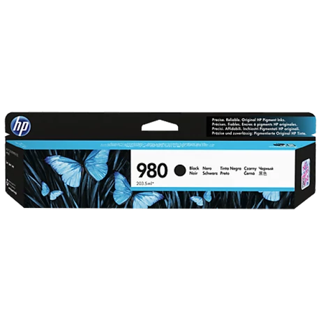 HP 980 (D8J10A) (BK) (10K) eredeti tintapatron