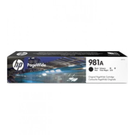 HP 981A (J3M71A) (BK) (6K) eredeti tintapatron