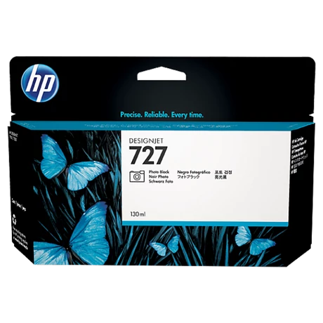 HP 727 (B3P23A) (PBk) [130ml] eredeti tintapatron