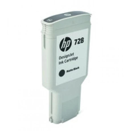 HP 728 (F9J68A) (MBk) [300ml] eredeti tintapatron