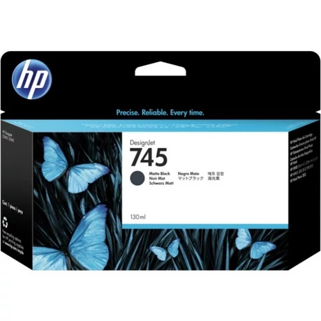 HP 745 (F9J99A) (MBk) [130ml] eredeti tintapatron