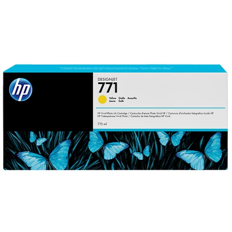 HP 771 (B6Y10A) (Y) [775ml] eredeti tintapatron